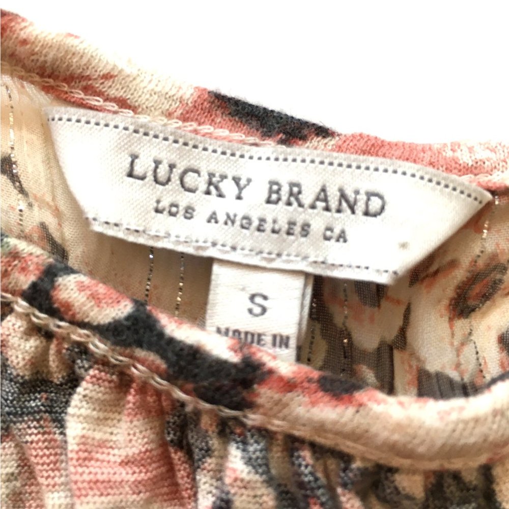 Lucky Brand Floral Boho Blouse - Picture 3 of 8